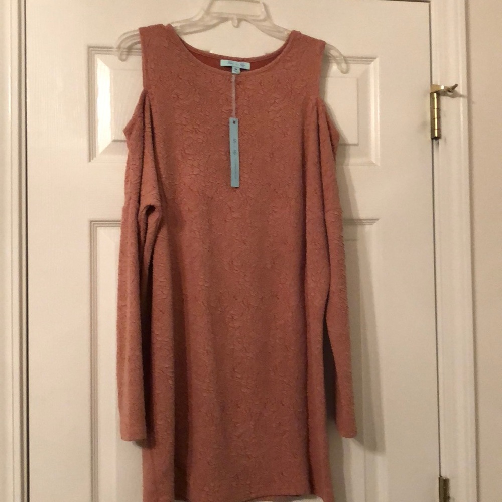 She + Sky cold shoulder  tunic/dress